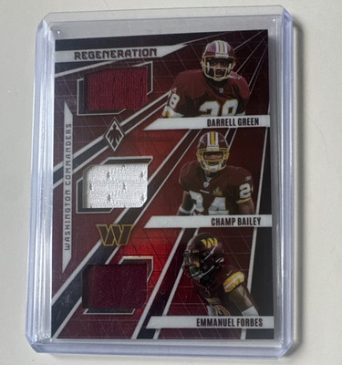 Panini 2023 Phoenix Regeneration REG-6 Bailey/Green/Forbes Red /75 MEM RC
