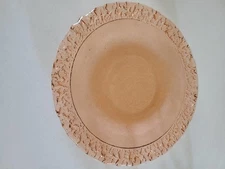 Fire and Light 14" Copper Moonstone platter Charger Orange Peach 