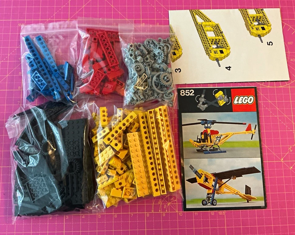 LEGO Sets: Technic: Expert Builder: 852-1 Helicopter (1977) 100% AS SHOWN, photo 1 of 5