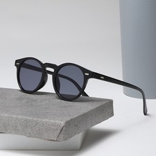 Fashionable Versatile Round Frame Sunglasses Unpolarized UV Protection Comfort