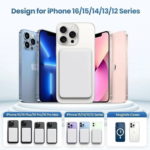 10000mAh Power Bank Magnetic Battery Pack Wireless Charger For iPhone 15/14/13 - Picture 2 of 24