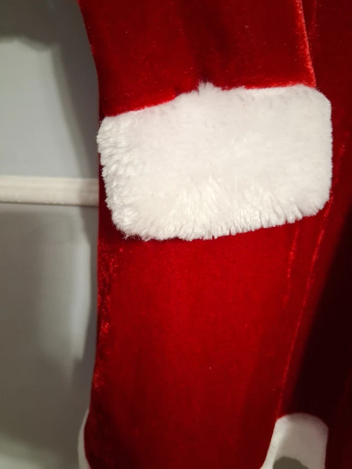 Pink & Violet Girls Christmas Santa Dress Sz 6 Velvet Sequins  2 Avaliable Twins - Image 4 of 4