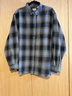 RedHead Brand Co. Men's Grey/Navy Flannel Long Sleeve Button-up Shirt Size 2XL