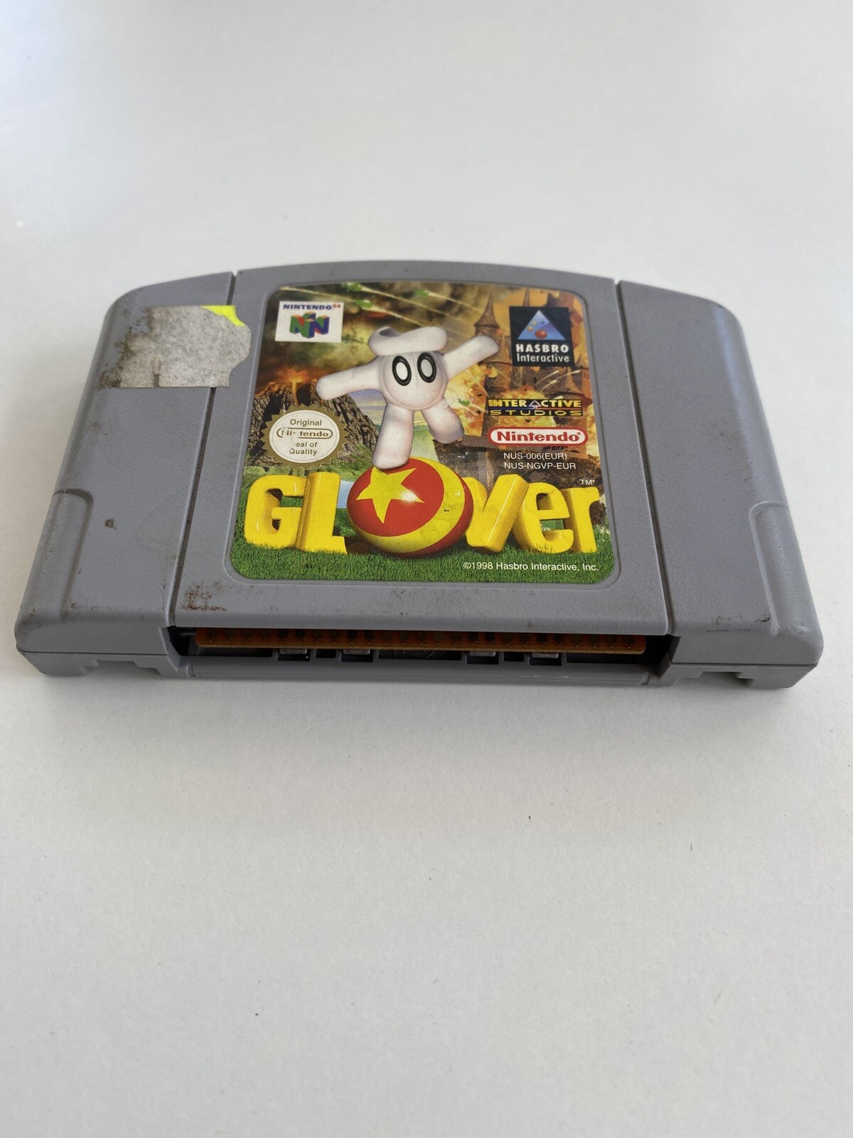 Glover. Nintendo 64 N64 Vintage Video Game. Collectable. Hasbro Interactive