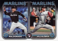 2024 TOPPS UPDATE (#US305) - ROOKIE COMBO - ELI VILLALOBOS / ANTHONY MALDONADO