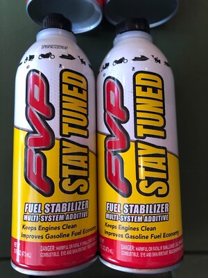 LOT of 2 FVP Stay Tuned Fuel Stabilizer Multi System Additive 16 oz. ea