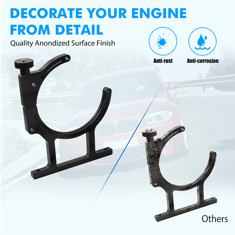 Комплект кронштейнов для одной алюминиевой бутылки с закисью азота 7 дюймов 10 фунтов - Изображение 4 из 4