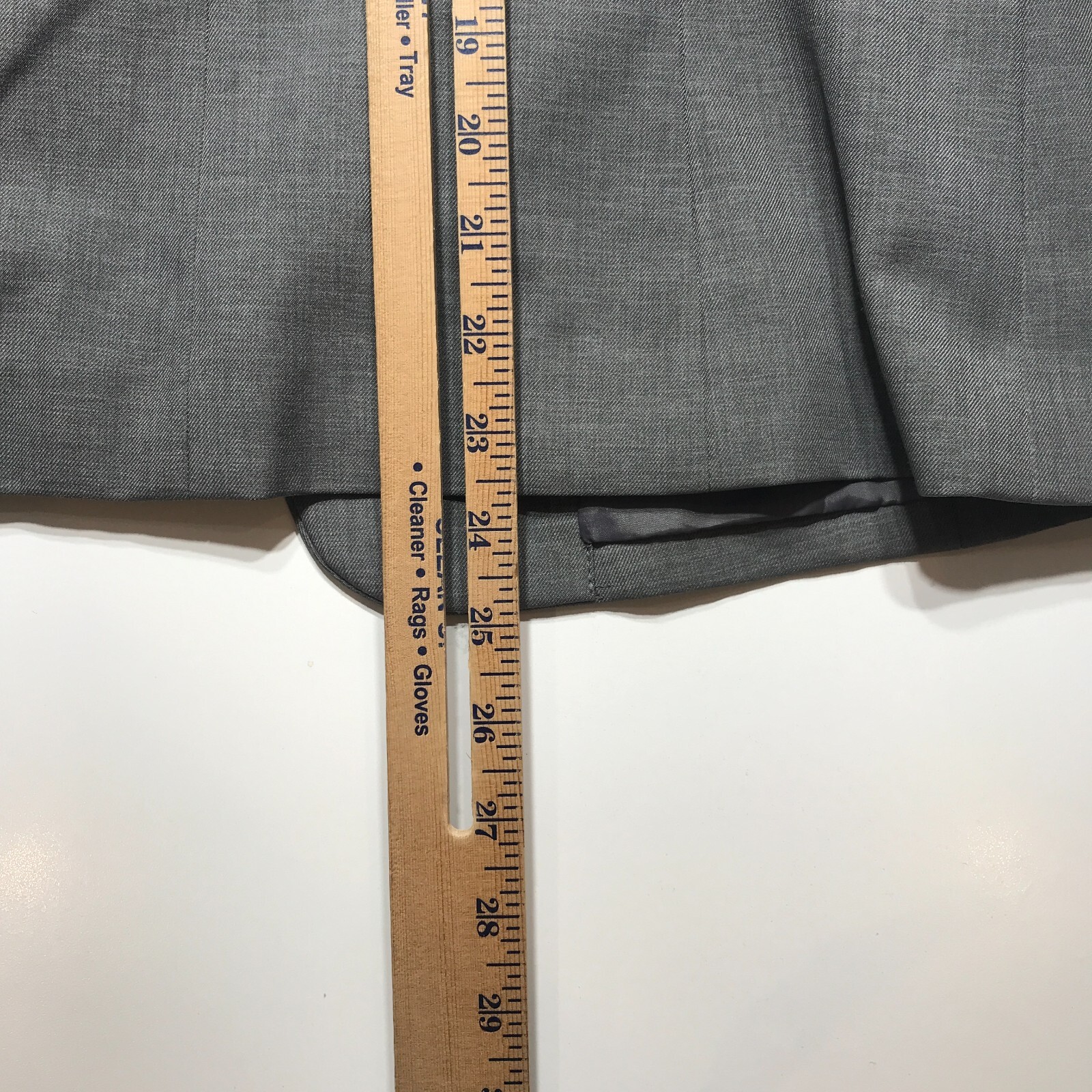 Evan Picone Essentials Gray Blazer Jacket One But… - image 11