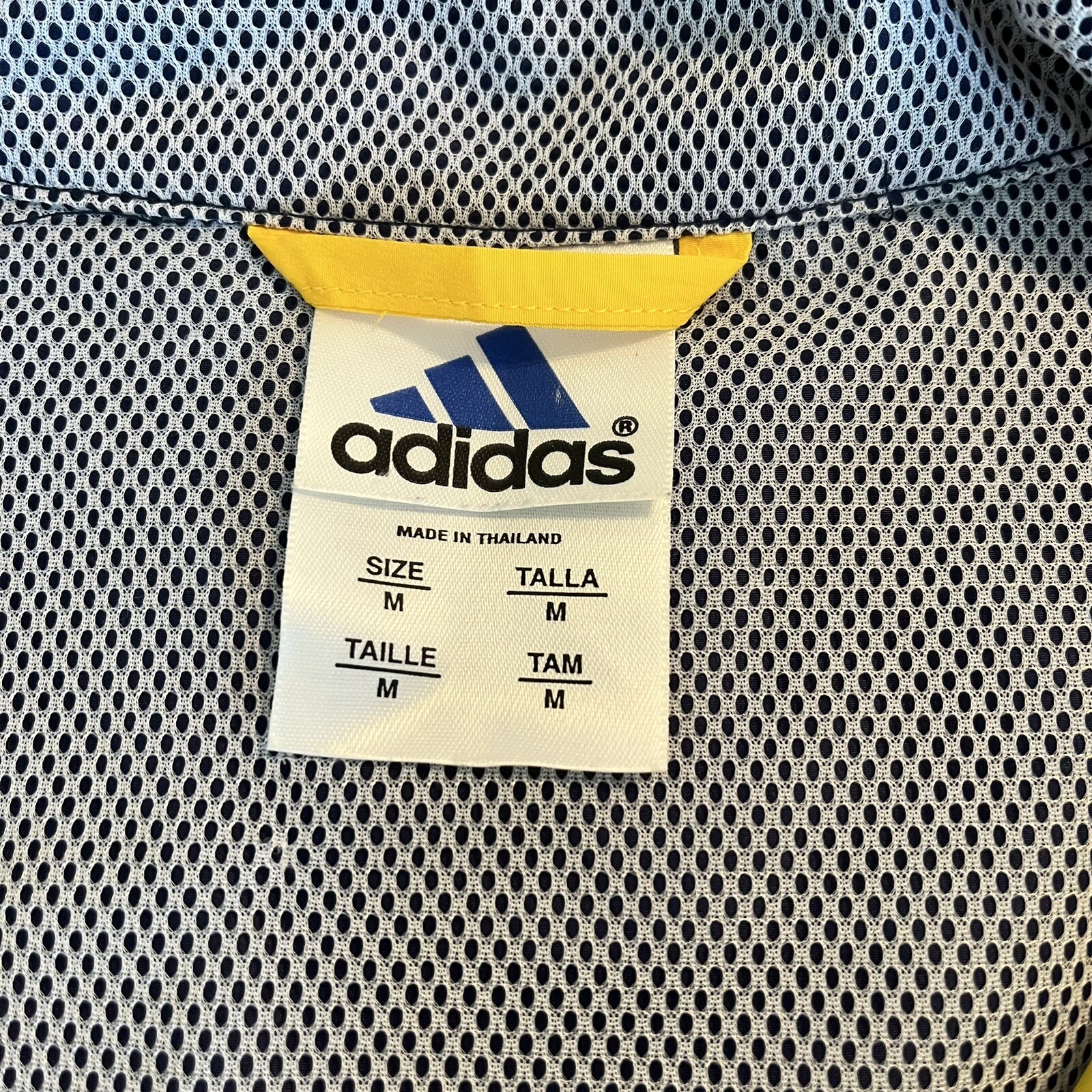 Adidas Windbreaker Vest Windshirt Jacket Full Zip Pockets Vented Boys Medium thumbnail 3