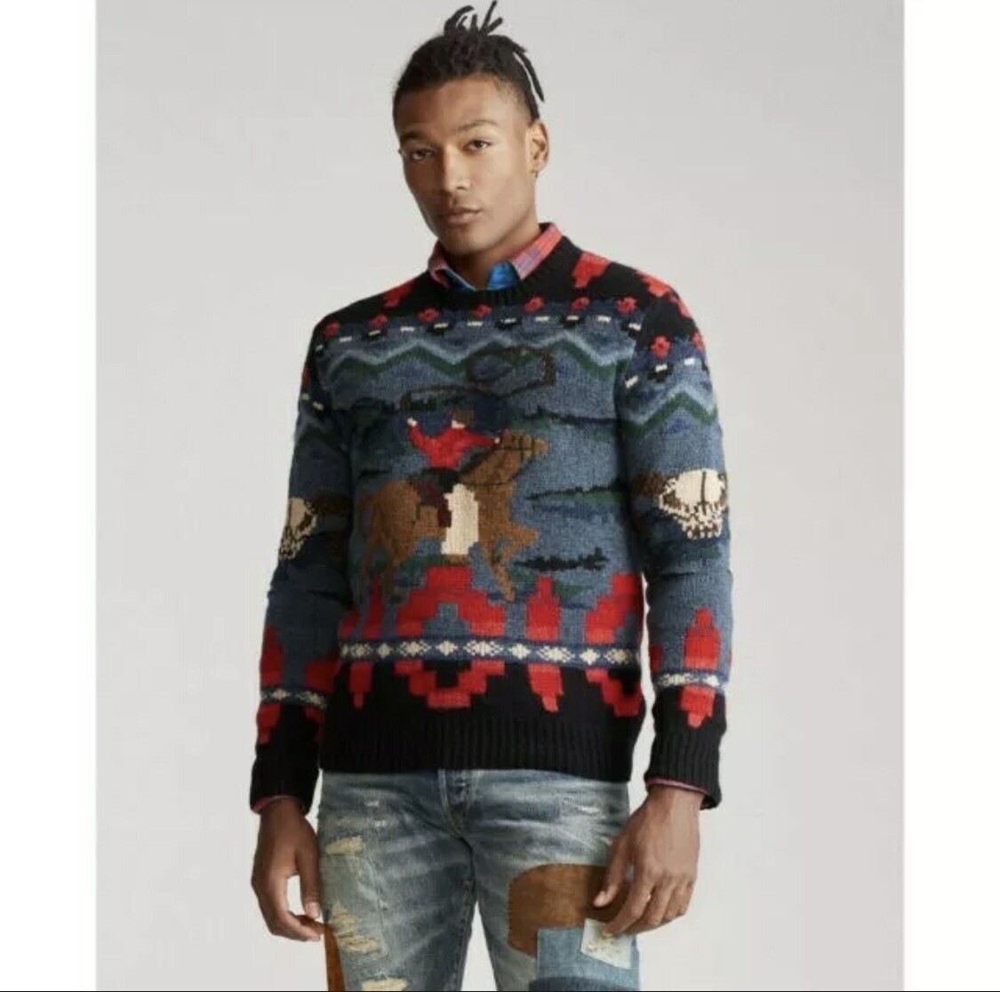New L Polo Ralph Lauren Wool Cashmere 