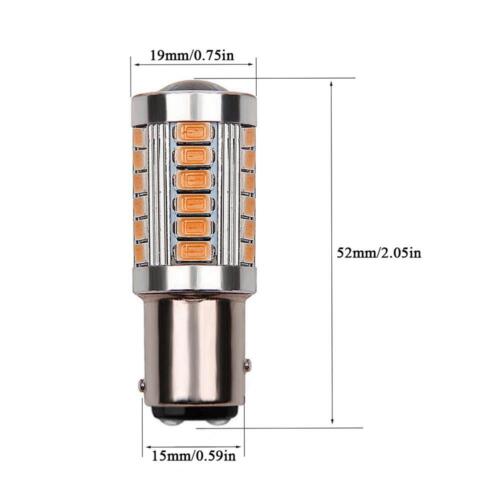 1x Lampadina LED 12V 1157 per Moto Scooter ATV Segnale di Direzione Luce Frecce - Foto 7 di 12