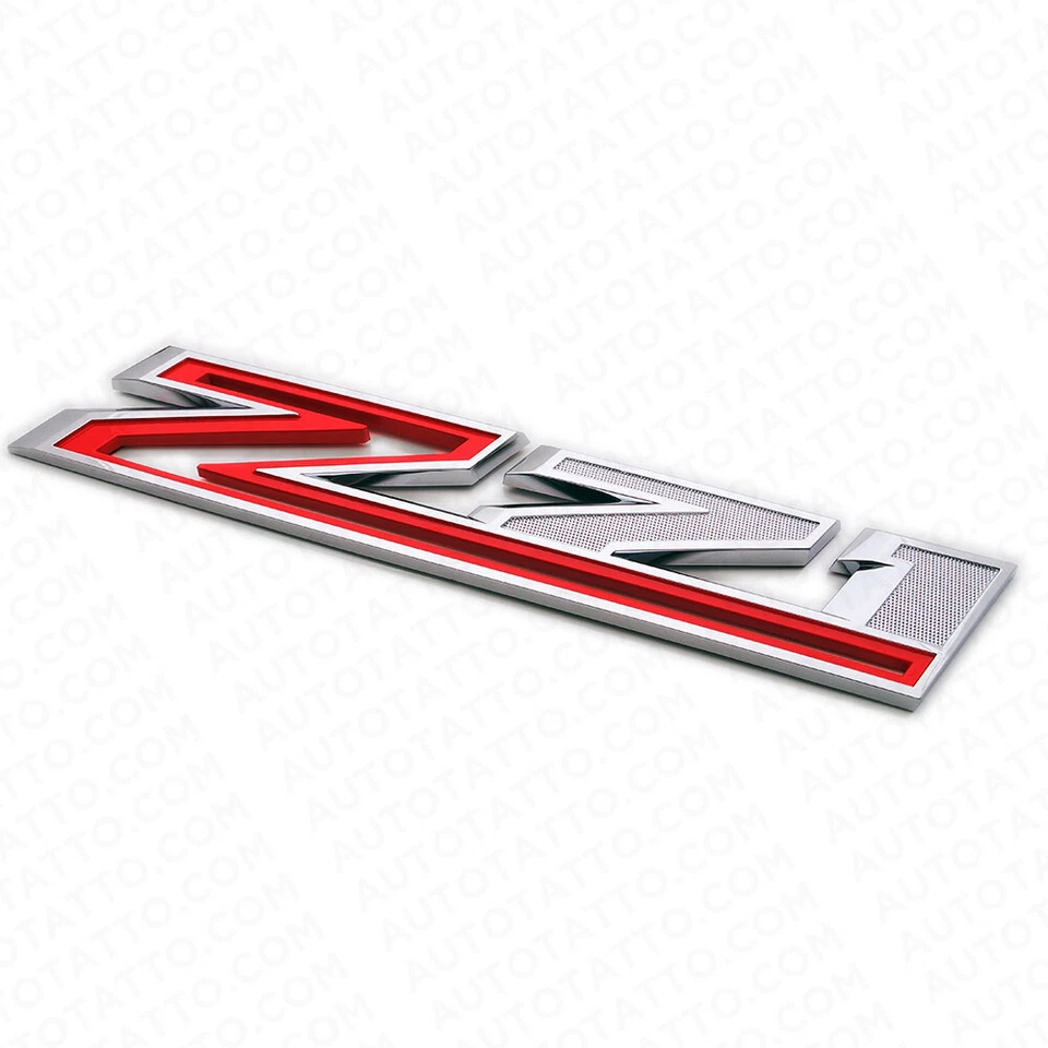 2x For Chevy 19-21 Silverado Z71 Fender Letter Sport Logo Emblem Badge Chrome - Image 3 of 4