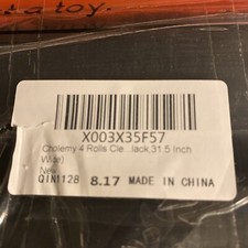 Cholemy 4 Rolls Cle&hellip; lack  Wrap Roll (31.5 Inch Wide)