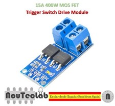 15A 400W MOS FET Trigger Switch Drive Module PWM Regulator Control Panel