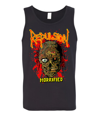 New Repulsion Horrified American Thrash Music Graphic Unisex Tank Tops S-2XL