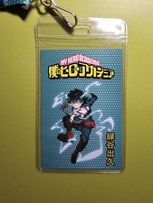 My Hero Academia Midoriya Anime Character Lanyard With ID Badge Holder New