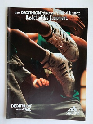 WERBUNG 90ER JAHRE - SNEAKER - DECATHLON ADIDAS EQUIPMENT