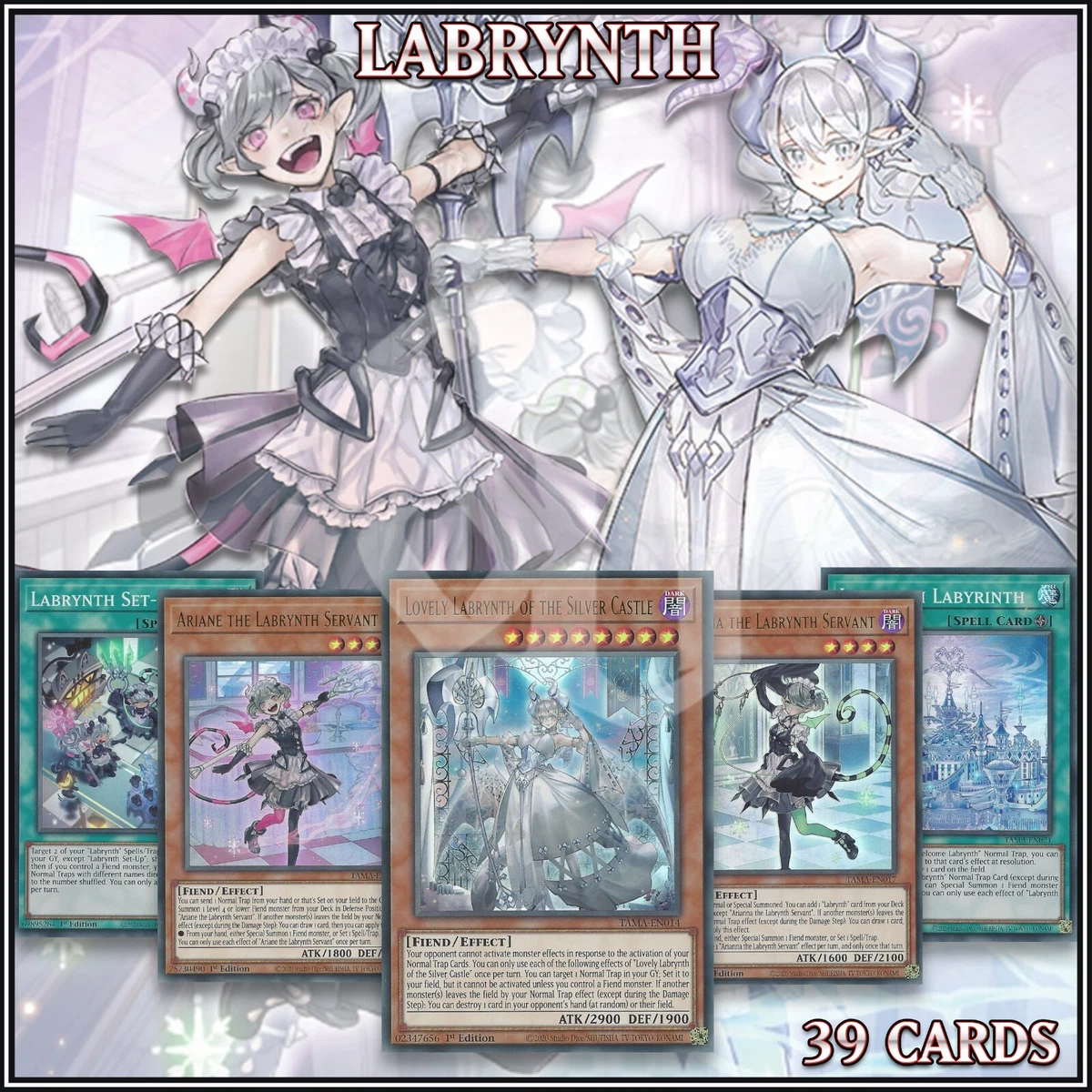 LABRYNTH DECK 39 Welcome Arianna Silver Castle Ariane Labyrinth TAMA  YuGiOh🔥 | eBay