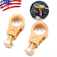 Car Battery Cable Clamp Battery Clip Positive Negative Pure Copper Terminal Wire