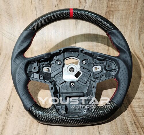 RED EDITION D-type CARBON Steering Wheel for TOYOTA GR SUPRA A90 A91 SZ SZ-R RZ - Picture 1 of 7