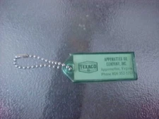 Circa 1964Texaco Advertising Ball Key Chain APPOMATTOX OIL COMPANY INC NOS