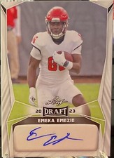 2023 Leaf Draft Emeka Emezie  (AU-RC #BA -EE1