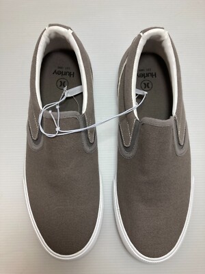 Hurley Men's Arlo Skate Shoe - Fashion Casual Shoes for Men Gray & White NEW!