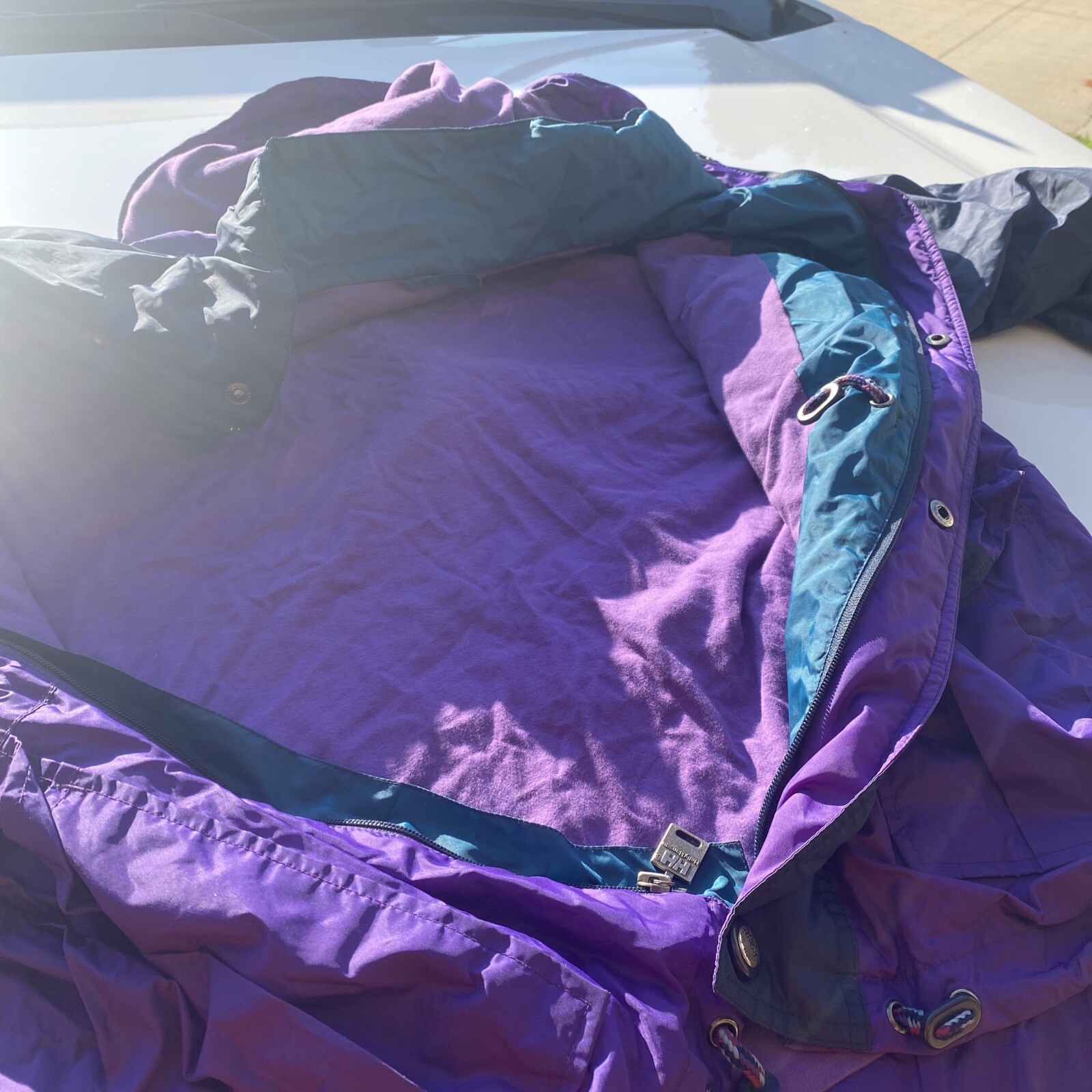 Helly-Hansen rain jacket Flannel Lined Windbreake… - image 7