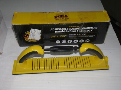 Pro Series Adjustable Radius Flex Longboard Hand Sanding File Block Hook & Eye