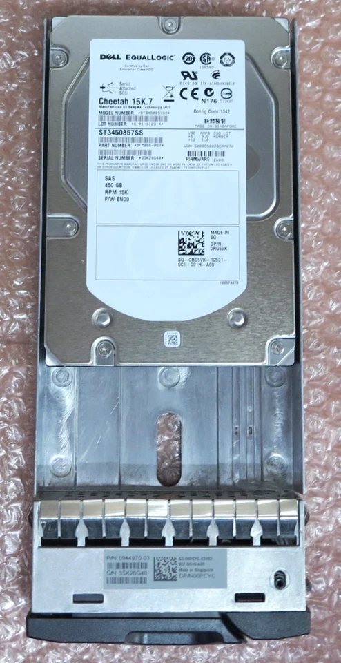 Dell EqualLogic 450Gb 15K SAS Hot Plug HDD 0944970-03 RS-450G15-SAS-X15 RG5VK - Image 2 of 4