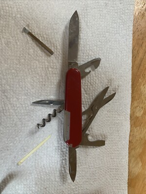 1970s Victorinox Officer Suisse Multi- Function Army Knife