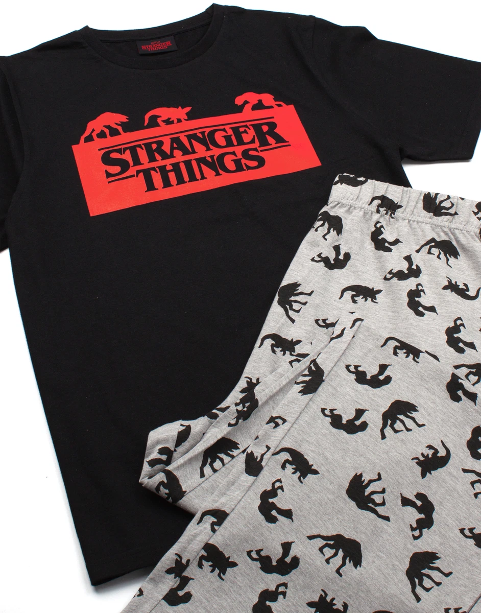 Stranger Things Pyjamas Mens Short OR Long Leg Options PJs eBay