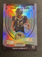 2021 Panini Prizm Draft Picks #177 Sage Surratt RC Crusade Silver Wake Forest