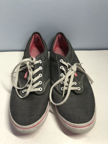 vans grey lace up