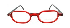 New Francois Pinton REPORTER V H453 BN 80s France Vintage Red Eyeglasses Frame