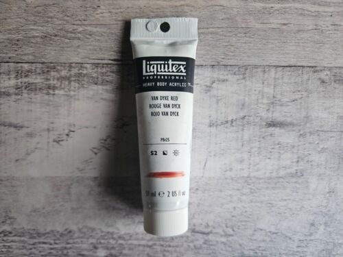 Liquitex Pro Heavy Body Acrylic Artist Paint 2-Fl Oz Tube ~ Van Dyke Red