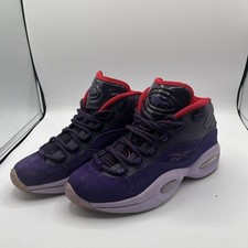 Reebok Iverson Question Ghost Of Christmas Future Junior Purple v61429 Sz 5.5