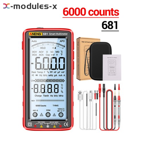 ANENG 683 682 681 Smart Digital Multimeter AC/DC Capacitance Meter Diode Tester - Picture 26 of 30