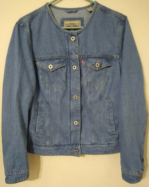 jean jacket without collar