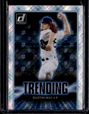 2021 Donruss #TR10 Dustin May  Trending Diamond