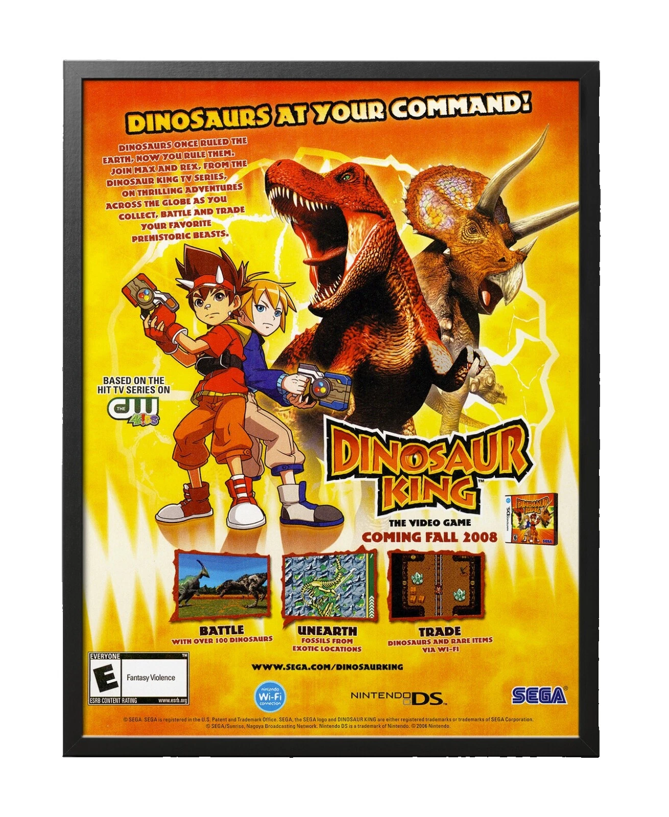 Dinosaurios carteles de decoración para el Hogar