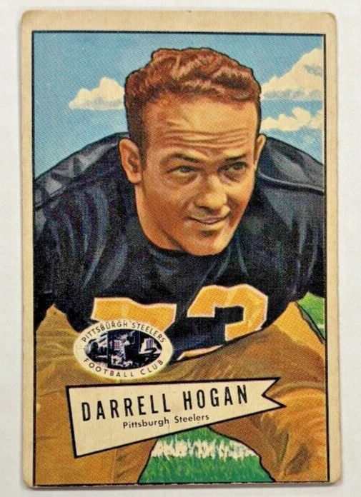Darrell Hogan 1952 Bowman Large Football #118 SP Pittsburgh Steelers VG-VG+ - Image 3 of 3