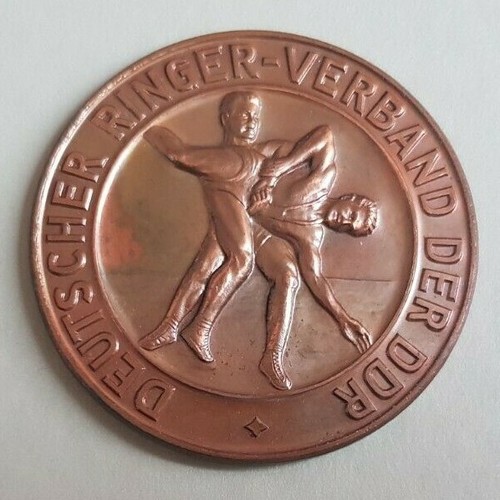 DDR Medaille - Ehren-Plakette - Deutscher Ringer-Verband der DDR - Dresden 1972 - Bild 2 von 5