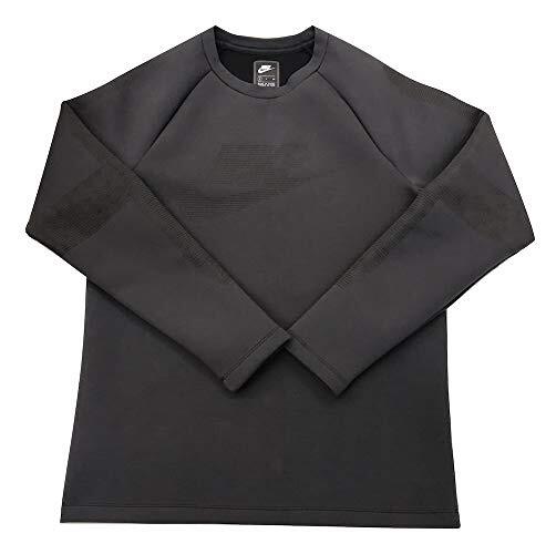 Nike Men's Sportswear Tech Pack Crew Sweater Charcoal Black 9228569 060 