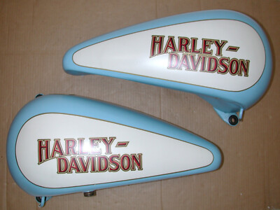 HARLEY-DAVIDSON タンク　バイク HARLEY DAVIDSON Softail Springer 1984-1999 OEM 5.2 Gal Split