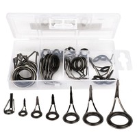 Goture Saltwater Fishing Rod Tip Stainless Steel Guides Rings Repair Kit Diy ... on sale Goture Saltwater Fishing Rod Tip Stainless Steel Guides Rings Repair Kit Diy ... on sale