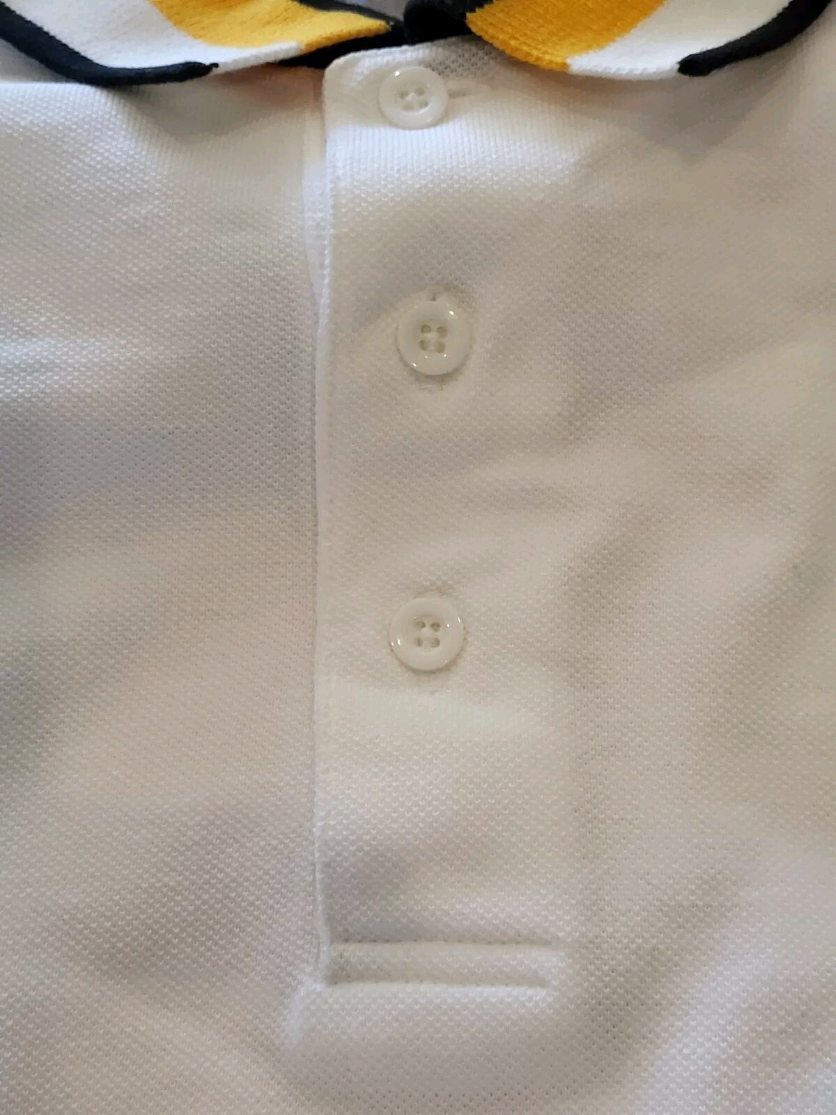 Vintage Iowa Hawkeyes Nologo Classics White Cotton Collared Polo Shirt Xlarge 