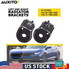 Upper Radiator Mount Bracket Left Right Pair For 2016-2020 2021 Honda Civic 2Pcs
