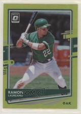 2020 Panini Donruss Optic Retail Lime Green Prizm Ramon Laureano #174 0x1
