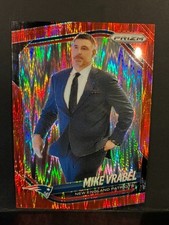 2025 Panini Prizm - Mike Vrabel #110 Red Flash Prizm